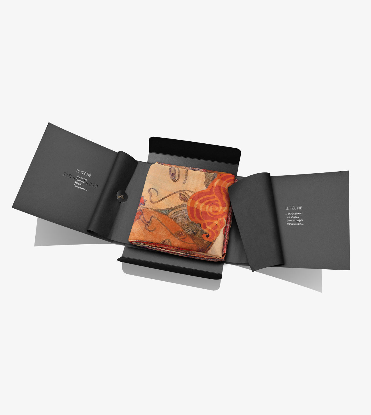 Foulard en soie - LE PÉCHÉ