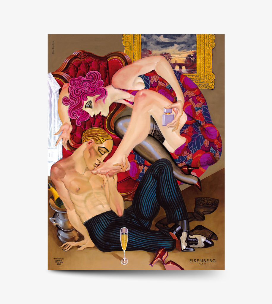 Foulard en soie - TENTATION IRRÉSISTIBLE